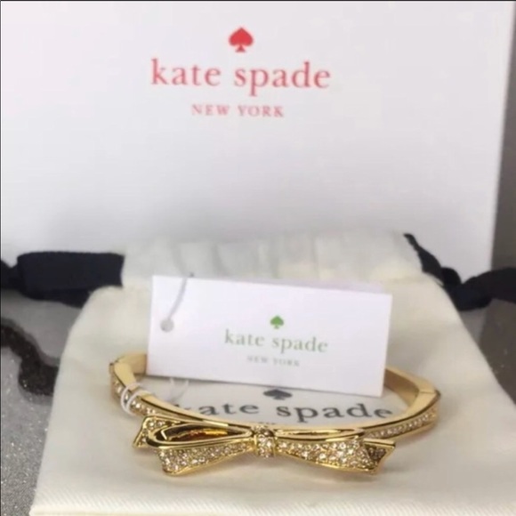 Kate spade Large pave bow love note bracelet - Picture 2 of 6